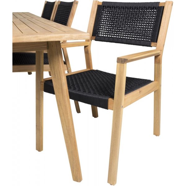 Charlottenberg Matgrupp (220x100) - Natur - 6 Stolar