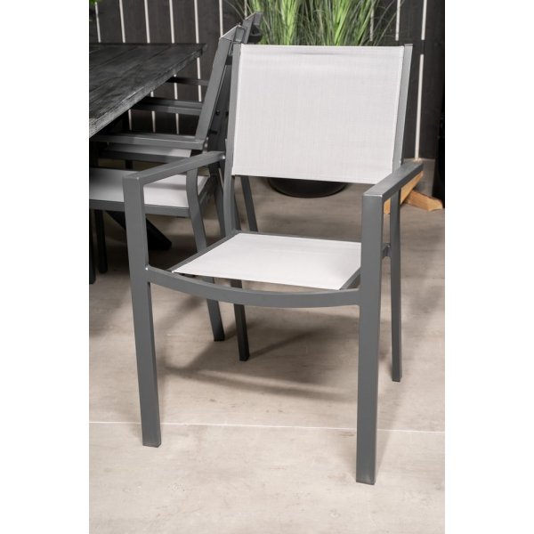 Ramsj Matgrupp (200x100) - Svart - 6 Stolar