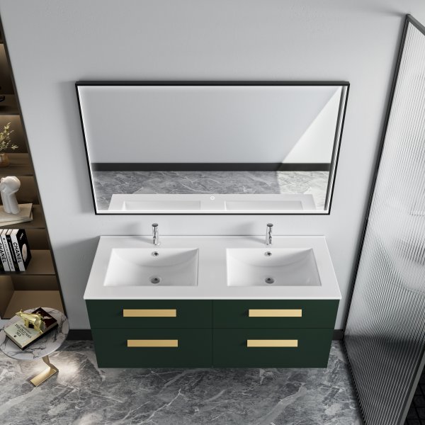 Kylpyhuonekalusteet Lima - Black & Brass Kylpyhuonekalusteet Lima - Black & Brass