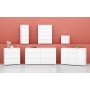 Nova Byr� vit med 5 l�dor 40 cm bred och 106,5 cm h�g