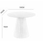 Moi runt matbord �100 cm - Ek