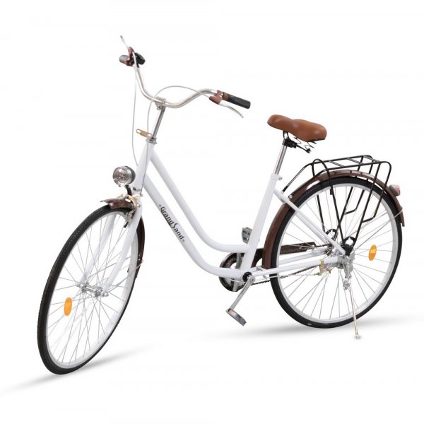 Damcykel Classic 26\\\" - Vit & brun