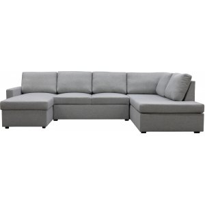 U soffa b�ddsoffa gr� - T�rn�
