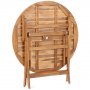 Matgrupp Acacia rund 100 cm, inkl. 4 stolar