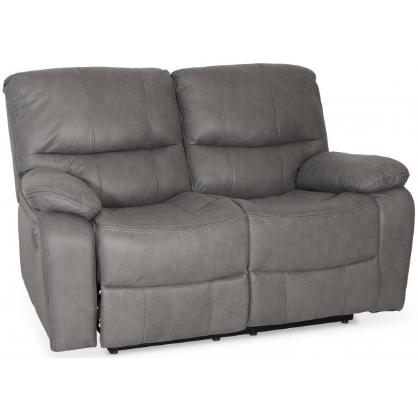 Relaxsofa 2-Sitzer grau Kinosofa