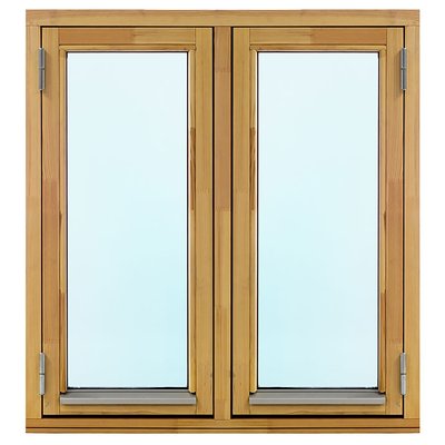 2-glasfönster Trä utåtgående - 2-Luft - Omålat - U-värde 1.3