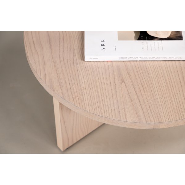 Melker soffbord �85 cm- Whitewash