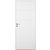 Indvendig dr Bornholm - Kompakt drblad med linjefrset dekoration X2 + Hndtagsst - Blank