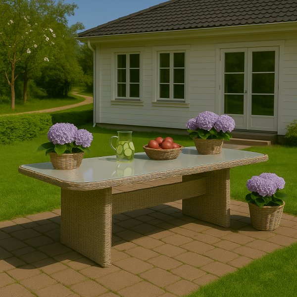 Trdgrdsbord - Hampton | konstrotting | 200x100 cm