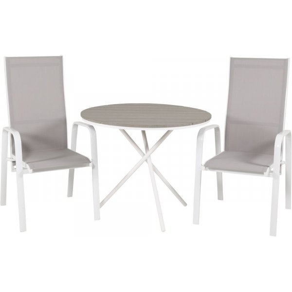 Karmansbo Karmstol – Vit/Grå Karmansbo Karmstol – Vit/Grå