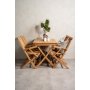 Bjurker Matgrupp (120x70) - Natur - 4 Stolar