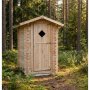 Utedass tr� 128x102x217,8cm - Ventilation & v�dert�ligt tak