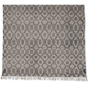 Stentv�ttad bomullsmatta Manchester Svart - 160x230 cm
