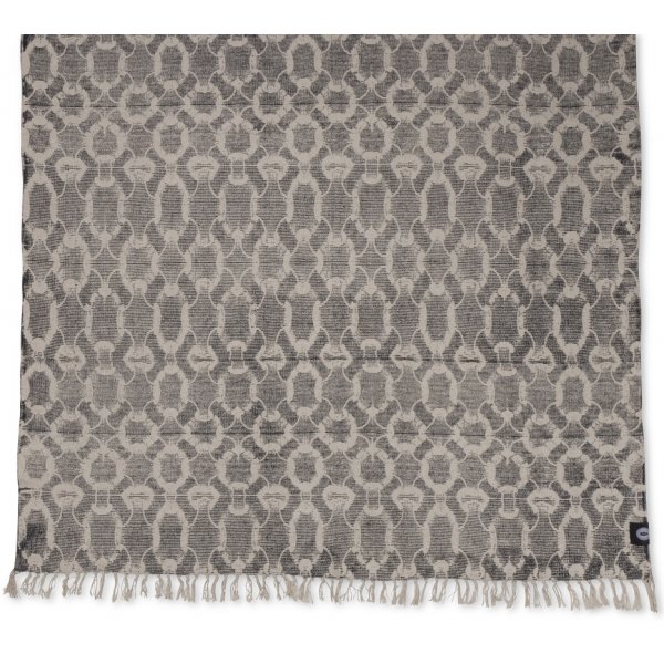 Stentv�ttad bomullsmatta Manchester Svart - 160x230 cm