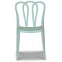 Bally matstol stapelbar - Mintgrn (Plast)