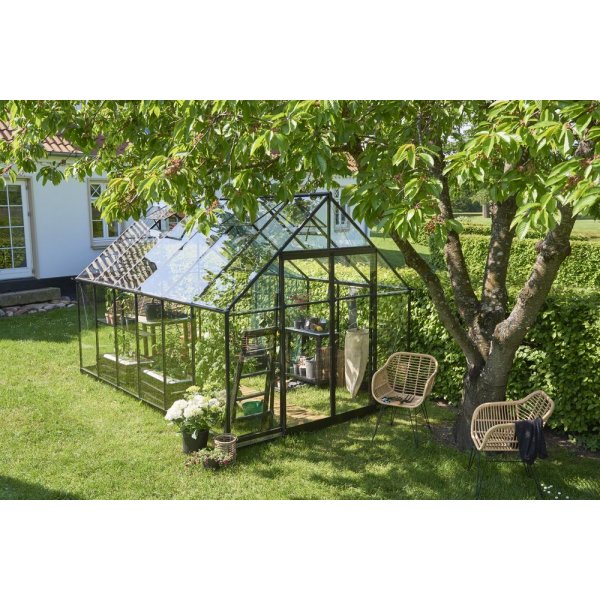 Växthus Qube 9,9 m² - Svart Växthus Qube 9,9 m² - Svart