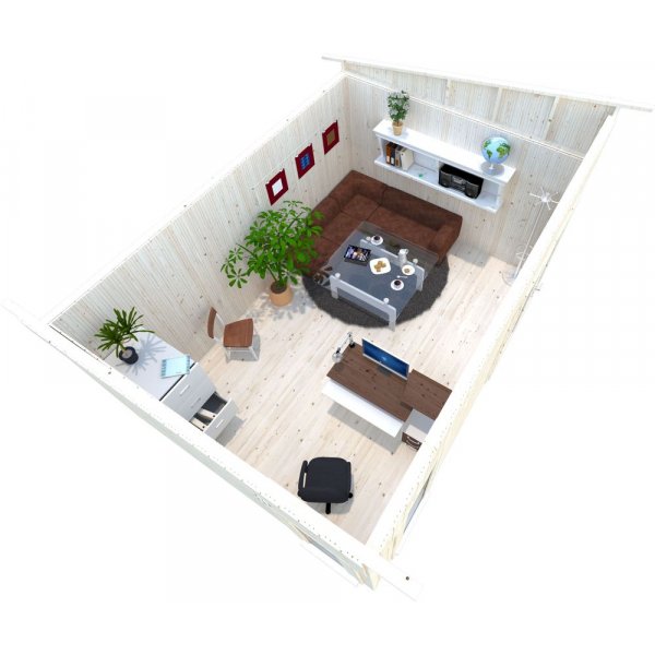 Friggebod Simone - 13,6 m² Friggebod Simone - 13,6 m²