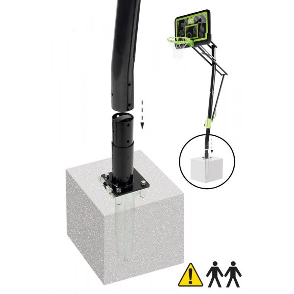 Basketställning Galaxy - Markmonterad (PP) Basketställning Galaxy - Markmonterad (PP)