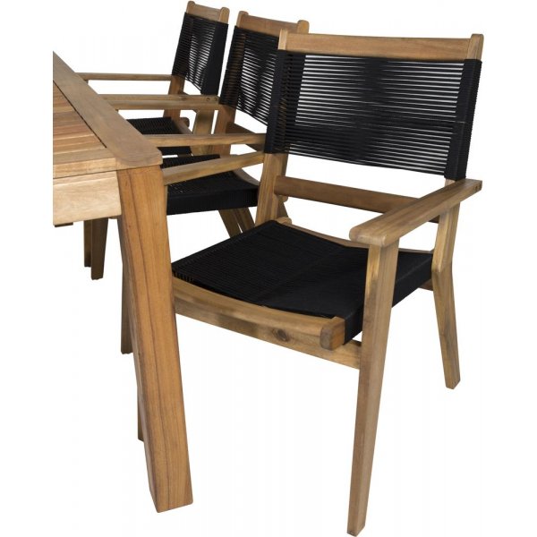 Prässebo Matgrupp (200x90) - Natur - 6 Stolar Prässebo Matgrupp (200x90) - Natur - 6 Stolar