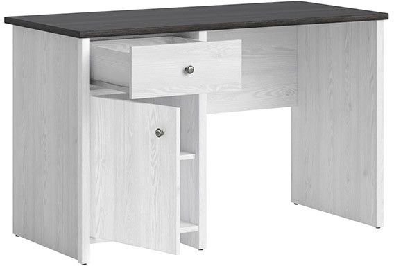 Salvador skrivbord 120 cm - Vit/svart