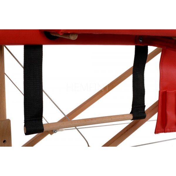 Massagebänk med träben - 2 zoner - Enfärgad Massagebänk med träben - 2 zoner - Enfärgad