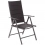 Matgrupp Capri 145 cm - svart/sand, inkl. 6 positionsstolar
