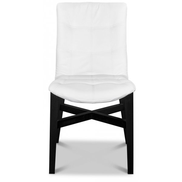 Indie 600 matstol vitt konstl�der