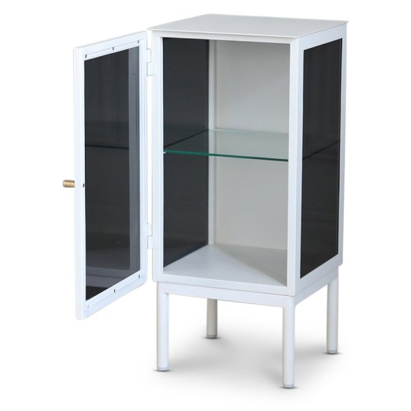 Revel vitt s�ngbord 75 cm med v�nster h�ngd d�rr