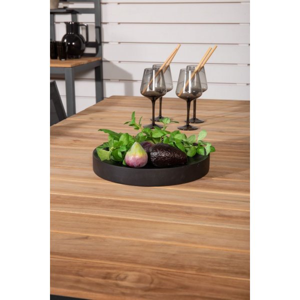 Maglehem Spisegruppe (160x90) - Sort/Natur - 4 Stole Maglehem Spisegruppe (160x90) - Sort/Natur - 4 Stole