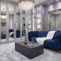 L�gt Litet Soffbord Stone 100x60 - Fyrkantigt Svart Marmor & Laminat MDF
