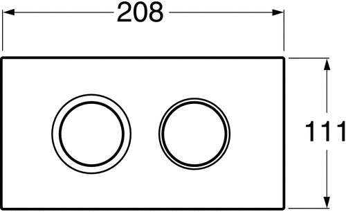 Gustavsberg Topptrycke Triomont XT pneumatisk duo vit
