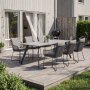 Matgrupp utomhus 6 stolar & matbord 220 cm - Lifestyle Garden