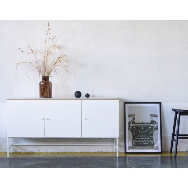 Edge sideboard - Vit h�gtryckslaminat (HPL)