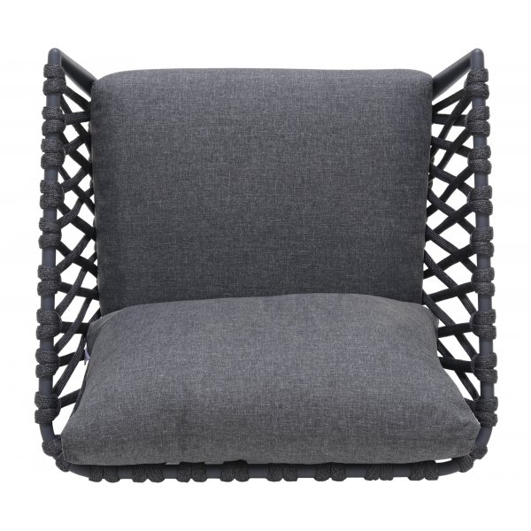 Lifestyle Garden utegrupp Ipanema med soffa, 2 st ftljer och soffbord - Gr / Teak / Olefin