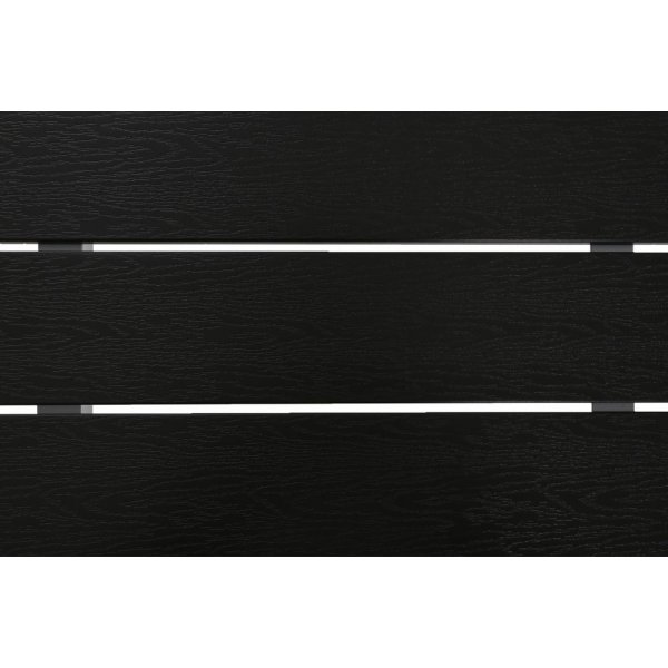 Utematgrupp Ibiza bord 185cm + 8 stolar - Svart Utematgrupp Ibiza bord 185cm + 8 stolar - Svart