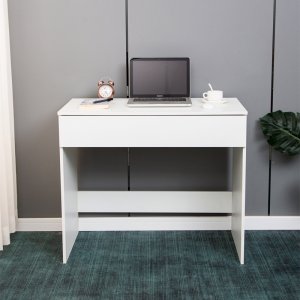 Sminkbord vitt med f�rvaring 90 cm bred