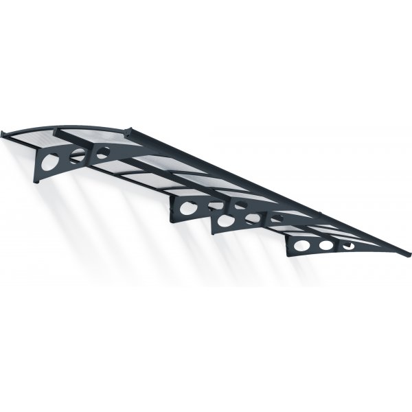 Canopia Herald Entrétak 1,4 x 4,4 - Grå/opalglas Canopia Herald Entrétak 1,4 x 4,4 - Grå/opalglas