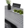 Ekens Spisegruppe (152x90) - Sort/Gr - 4 Stole