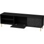 Bullet TV-b�nk - Svart/guld