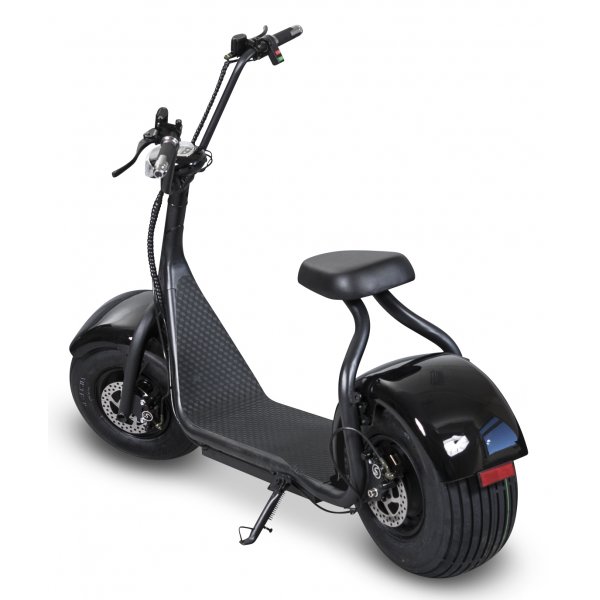 Elscooter Fatbike - 1000W + Reflekterende sele Elscooter Fatbike - 1000W + Reflekterende sele