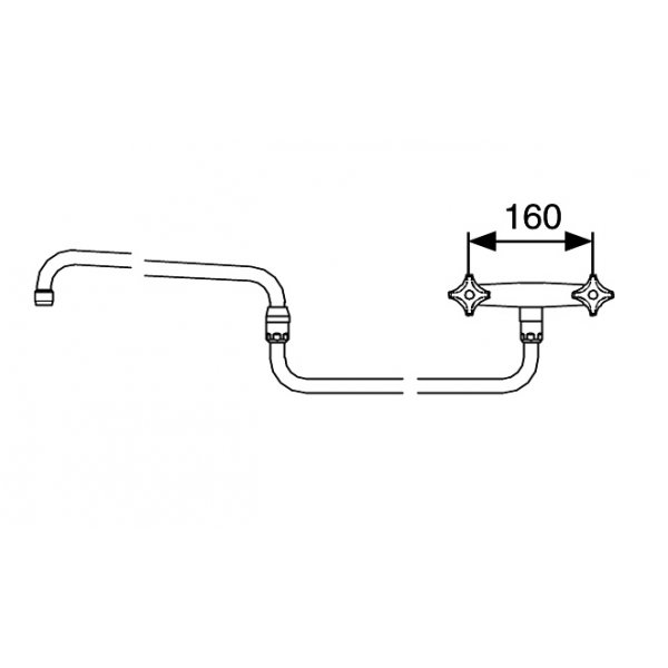 FM Mattsson Kksblandare Krom - 3049-0610