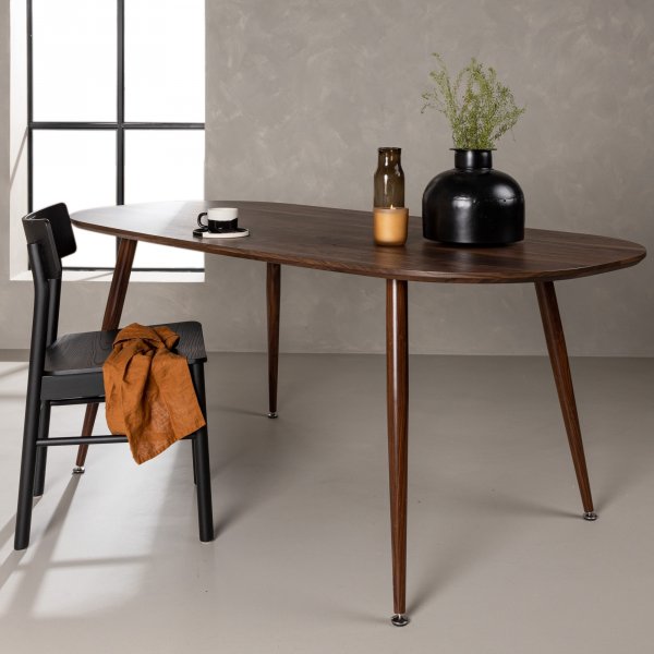 Sanford matbord 180 x 90 cm - M�rkbrun