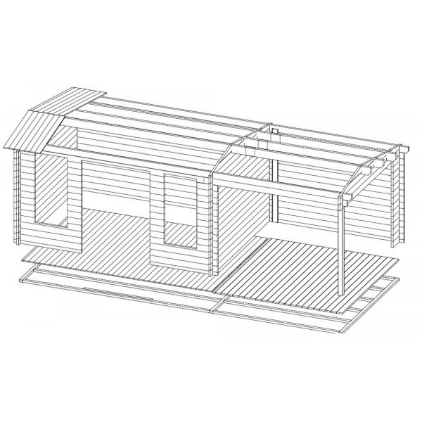 Attefallshus Gsta J - 21,5 m