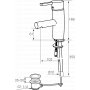 Mora MMIX B5 Med lyftventil - Krom, 6 l/min