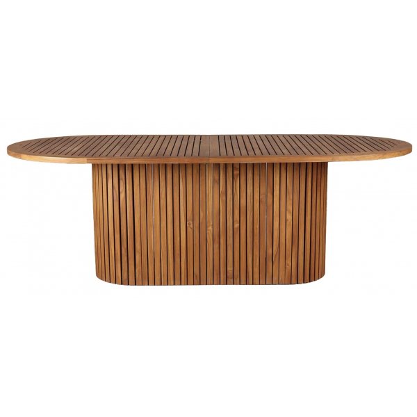Teak Matbord Ovalt 220x100 cm Teak Matbord Ovalt 220x100 cm