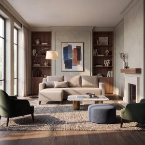 Doga sovesofa med divan - beige og cremefarvet 230 cm i bøgetræ, polyester og bomuld Doga sovesofa med divan - beige og cremefarvet 230 cm i bøgetræ, polyester og bomuld