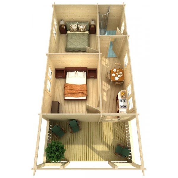 Fritidshus Hassela - 27.5 m² Fritidshus Hassela - 27.5 m²