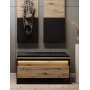 Quant hallb�nk 92 cm - Artisan ek/svart