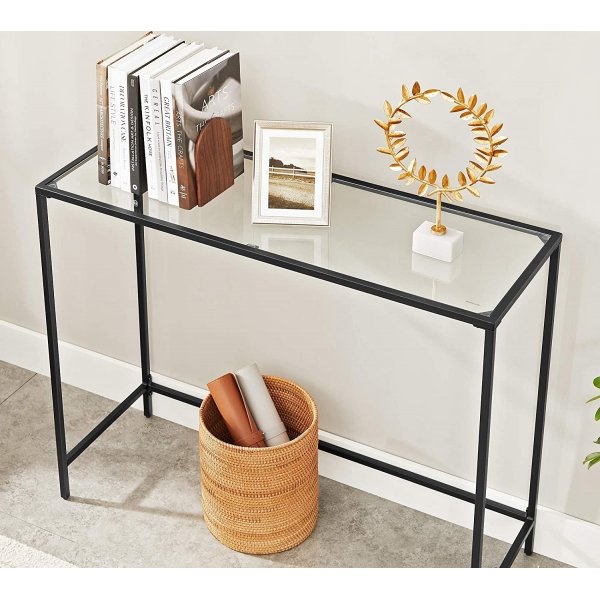 Konsolbord 100 x 35 cm - Svart