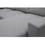 U-soffa Solna XL med f�rvaring - 367 cm - ljusgr�
